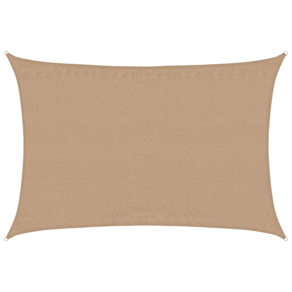 Sonnensegel 160 g/m² Taupe 3,5x5 m HDPE