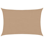 Sonnensegel 160 g/m² Taupe 4x5 m HDPE