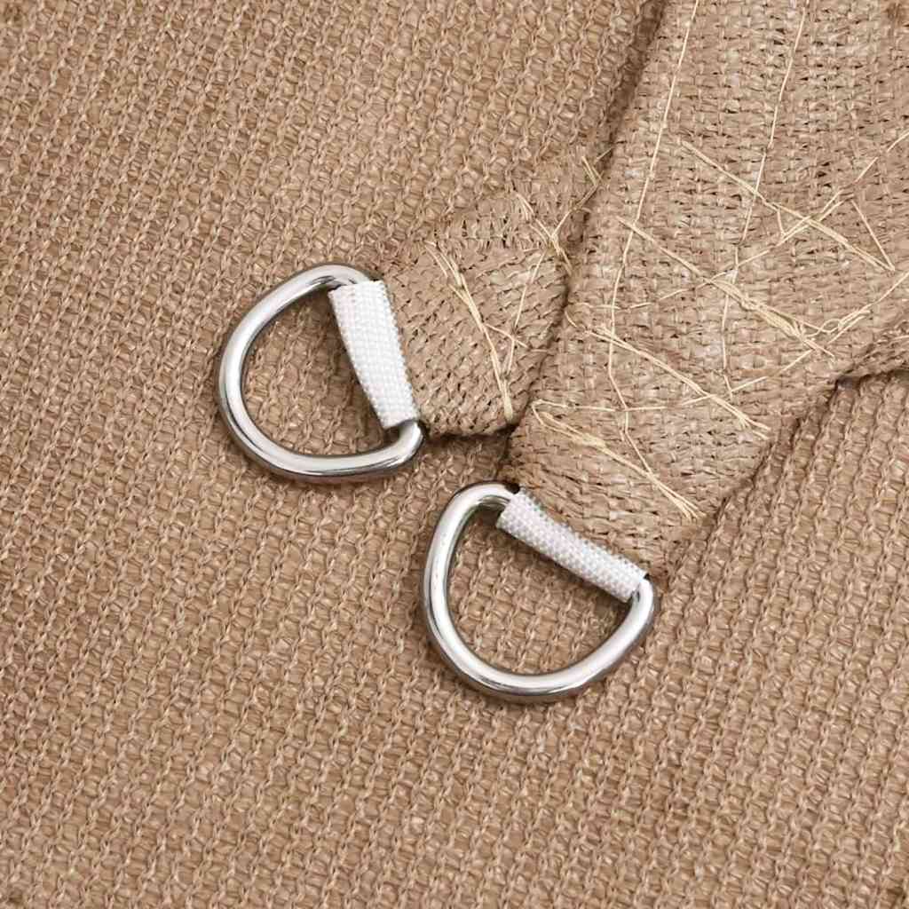 Sonnensegel 160 g/m² Taupe 4x7 m HDPE