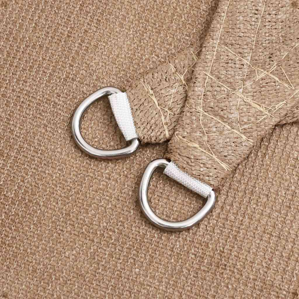 Sonnensegel 160 g/m² Taupe 6x8 m HDPE