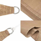 Sonnensegel 160 g/m² Taupe 6x8 m HDPE