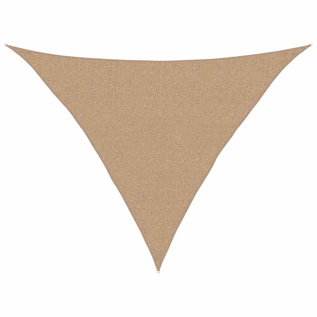 Sonnensegel 160 g/m² Taupe 2,5x2,5x3,5 m HDPE