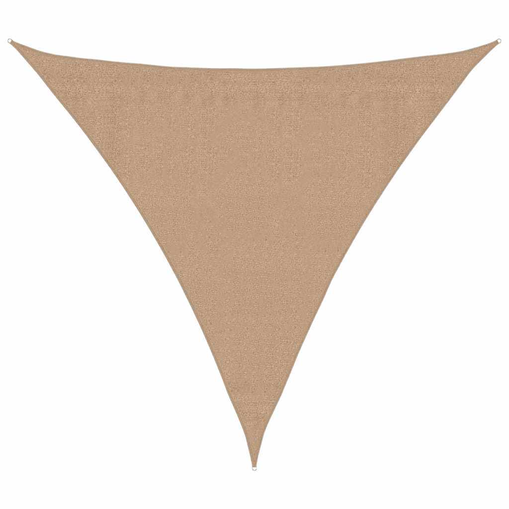 Sonnensegel 160 g/m² Taupe 3,6x3,6x3,6 m HDPE