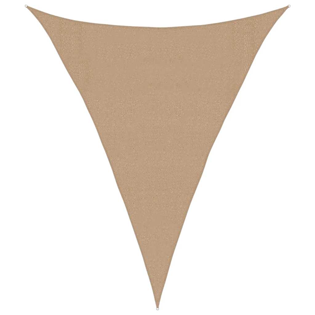 Sonnensegel 160 g/m² Taupe 3x4x4 m HDPE