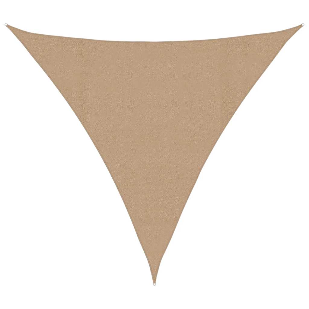 Sonnensegel 160 g/m² Taupe 5x5x5 m HDPE