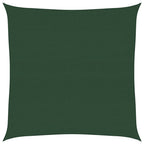 Sonnensegel 160 g/m² Dunkelgrün 4x4 m HDPE