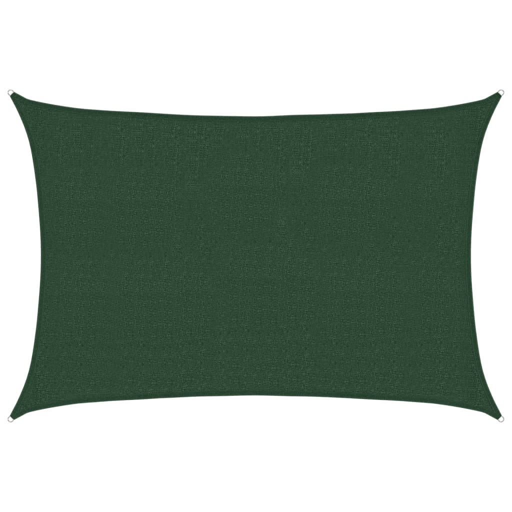 Sonnensegel 160 g/m² Dunkelgrün 2,5x4 m HDPE