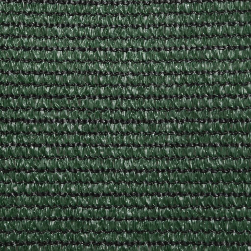 Sonnensegel 160 g/m² Dunkelgrün 3,5x3,5x4,9 m HDPE