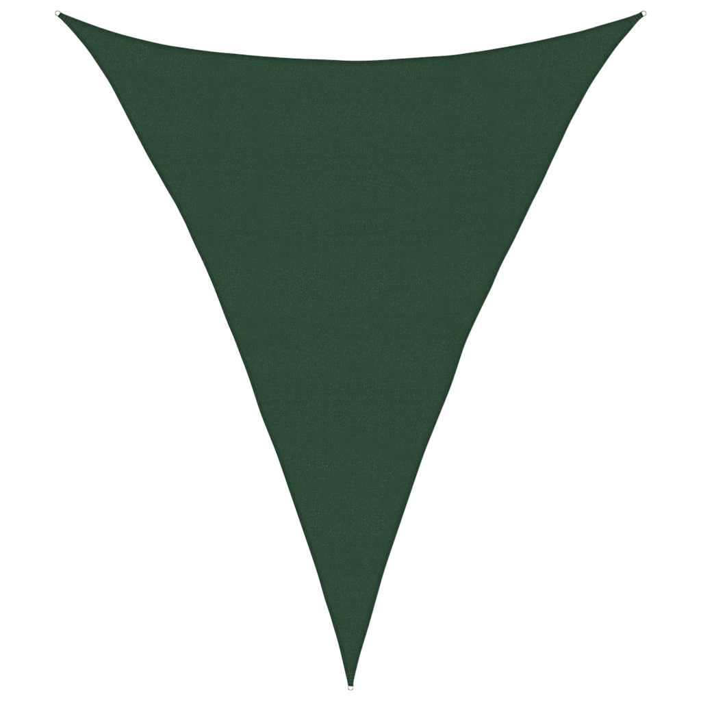 Sonnensegel 160 g/m² Dunkelgrün 5x7x7 m HDPE