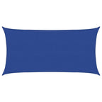 Sonnensegel 160 g/m² Blau 2,5x4,5 m HDPE