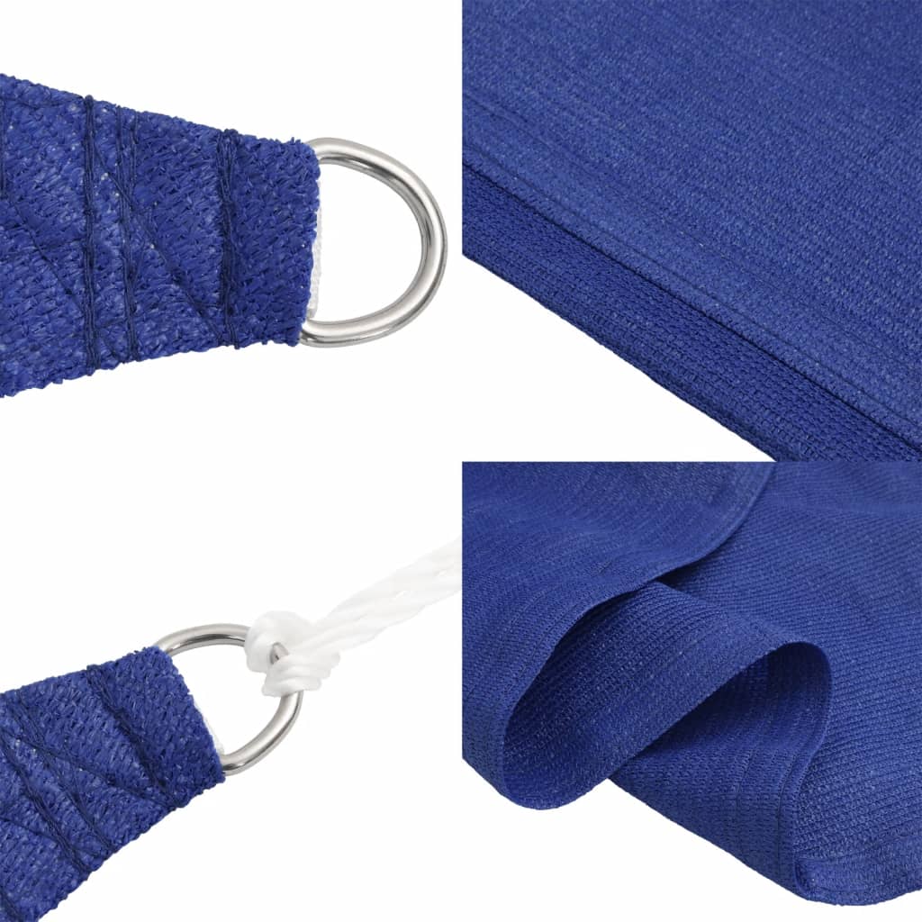 Sonnensegel 160 g/m² Rechteckig Blau 3x6 m HDPE