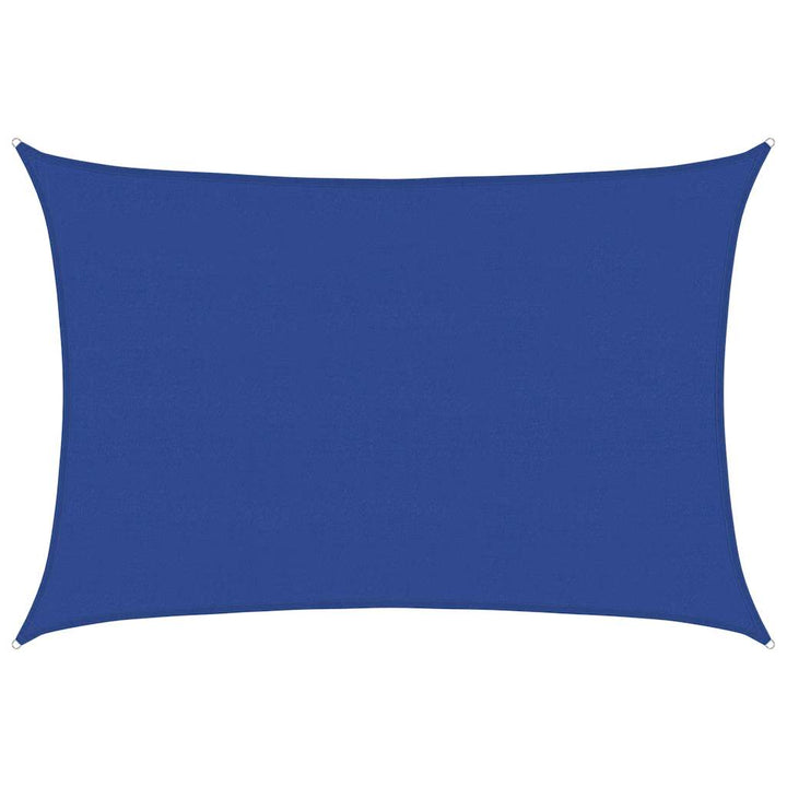 Sonnensegel 160 g/m² Rechteckig Blau 5x6 m HDPE
