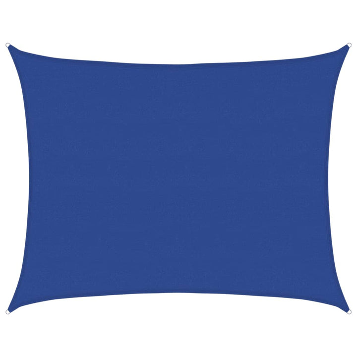 Sonnensegel 160 g/m² Rechteckig Blau 6x8 m HDPE