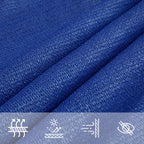 Sonnensegel 160 g/m² Dreieckig Blau 4x5x5 m HDPE