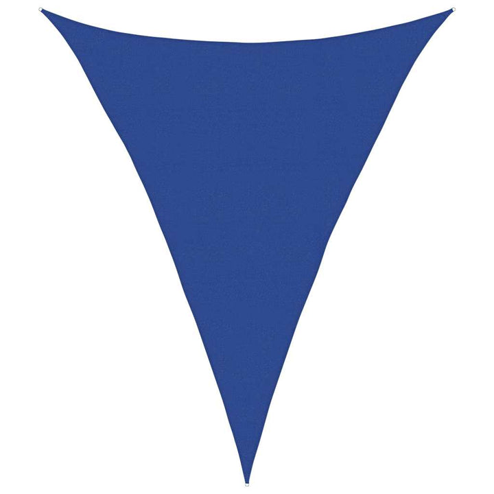 Sonnensegel 160 g/m² Dreieckig Blau 5x6x6 m HDPE
