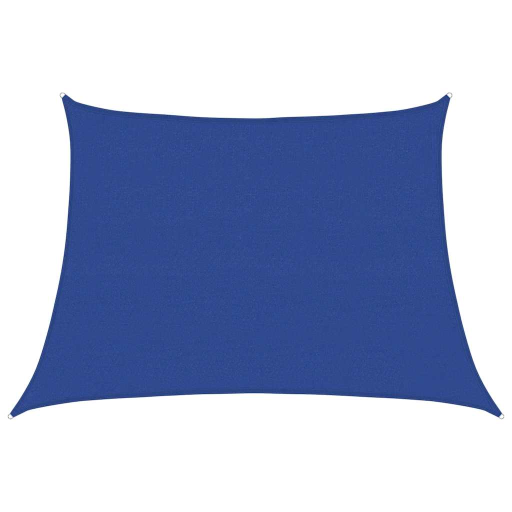 Sonnensegel 160 g/m² Trapezform Blau 4/5x3 m HDPE