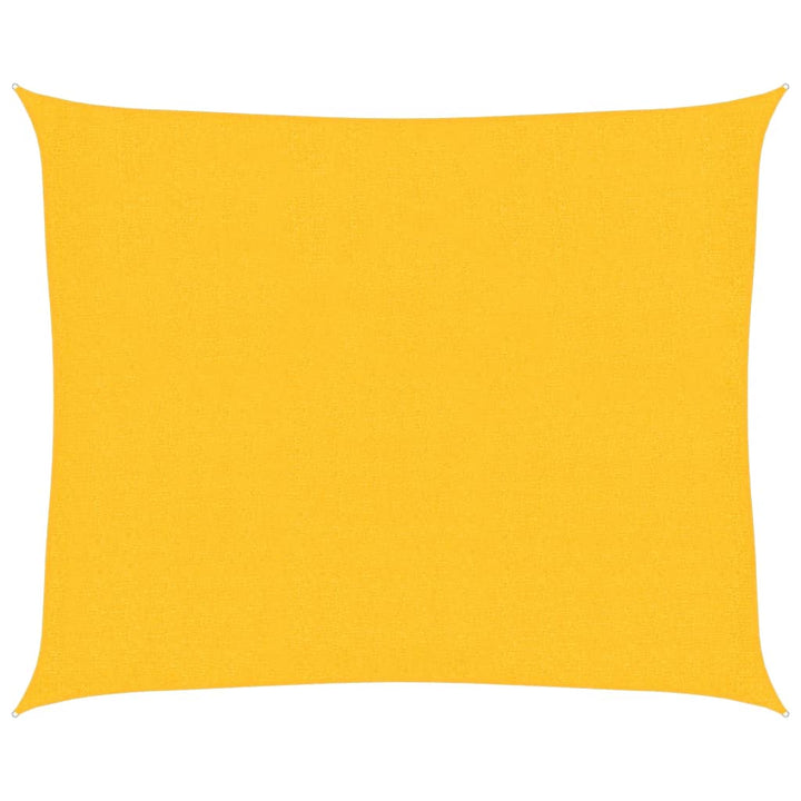 Sonnensegel 160 g/m² Gelb 2,5x3 m HDPE