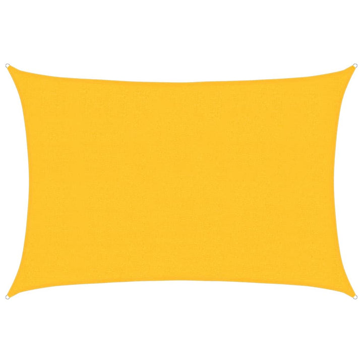 Sonnensegel 160 g/m² Gelb 2,5x3,5 m HDPE