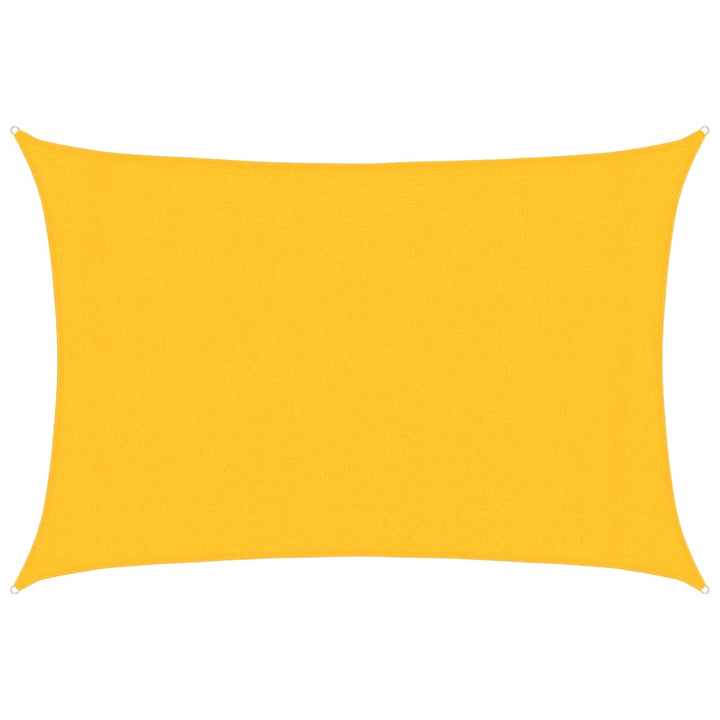 Sonnensegel 160 g/m² Gelb 3x4,5 m HDPE