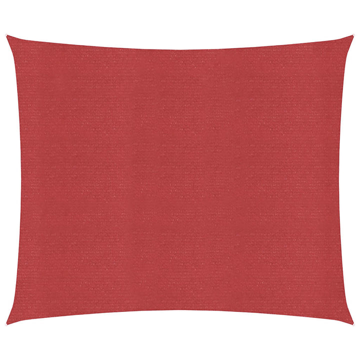 Sonnensegel 160 g/m² Rot 5x5 m HDPE