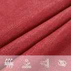 Sonnensegel 160 g/m² Rot 7x7 m HDPE