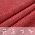 Sonnensegel 160 g/m² Rot 3x6 m HDPE