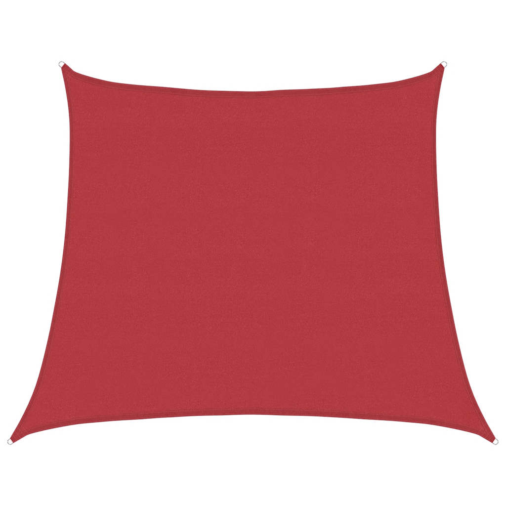 Sonnensegel 160 g/m² Rot 4/5x4 m HDPE