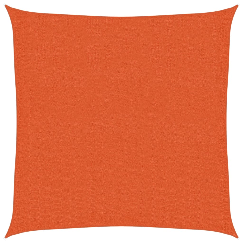 Sonnensegel 160 g/m² Orange 3,6x3,6 m HDPE