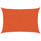 Sonnensegel 160 g/m² Orange 2x2,5 m HDPE