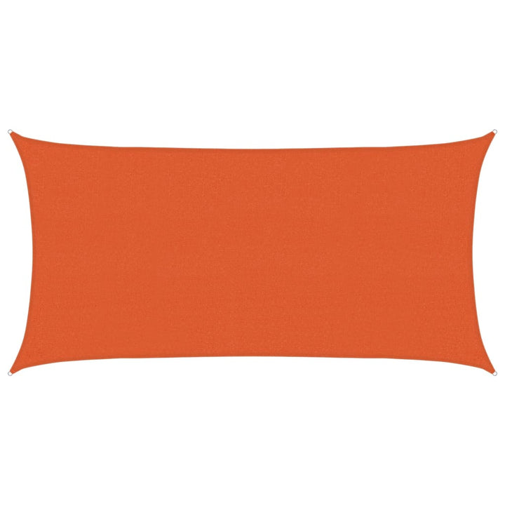 Sonnensegel 160 g/m² Orange 2x4 m HDPE