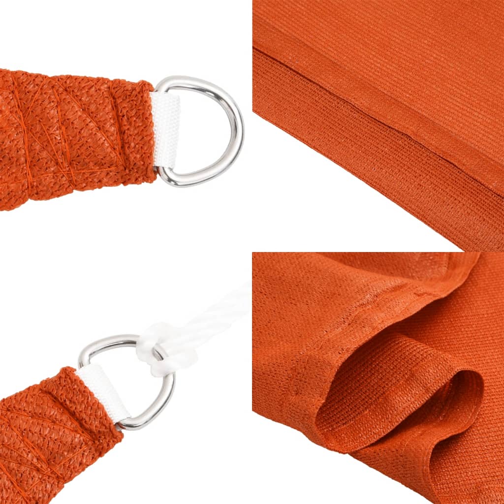 Sonnensegel 160 g/m² Orange 2x4,5 m HDPE