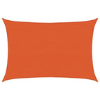 Sonnensegel 160 g/m² Orange 3,5x5 m HDPE