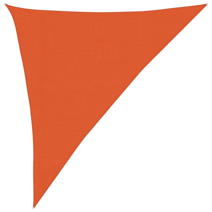 Sonnensegel 160 g/m² Dreieckig Orange 3x4x5 m HDPE