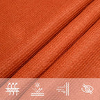 Sonnensegel 160 g/m² Orange 4x4x4 m HDPE