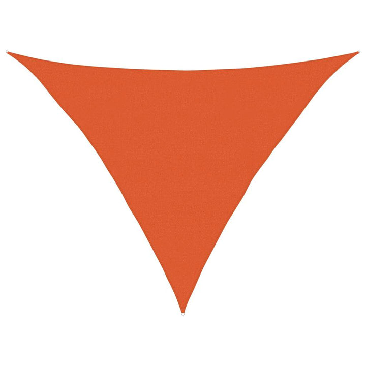Sonnensegel 160 g/m² Dreieckig Orange 5x5x6 m HDPE
