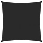 Sonnensegel 160 g/m² Schwarz 5x5 m HDPE