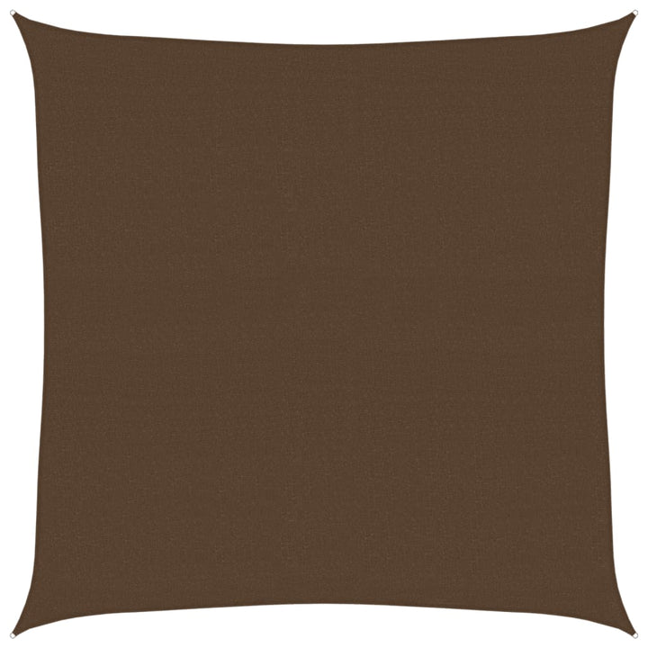 Sonnensegel 160 g/m² Braun 5x5 m HDPE