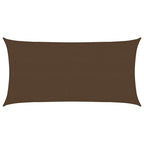 Sonnensegel 160 g/m² Braun 3x6 m HDPE