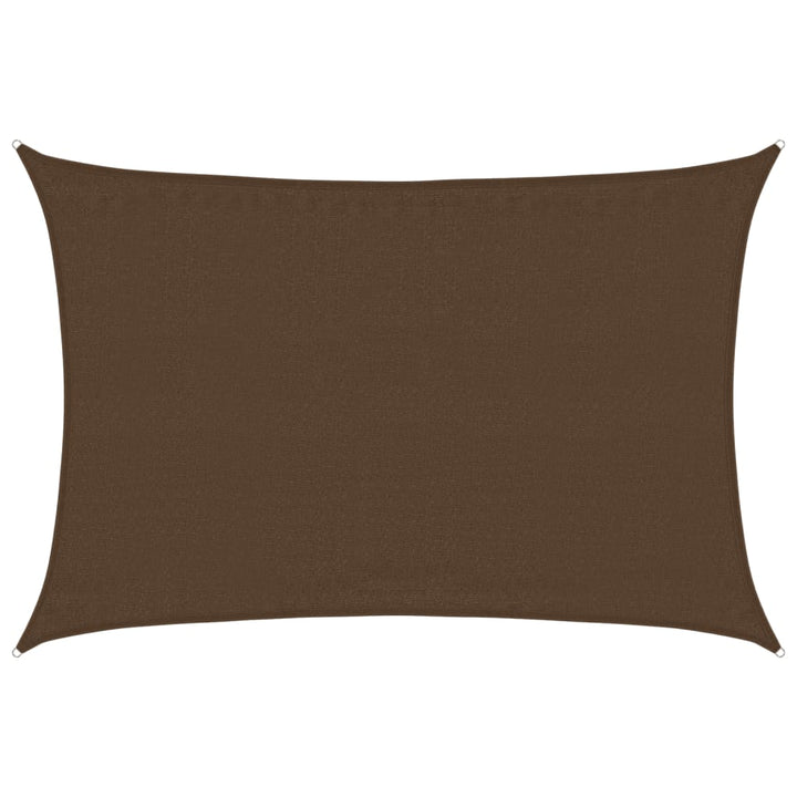 Sonnensegel 160 g/m² Braun 3,5x5 m HDPE