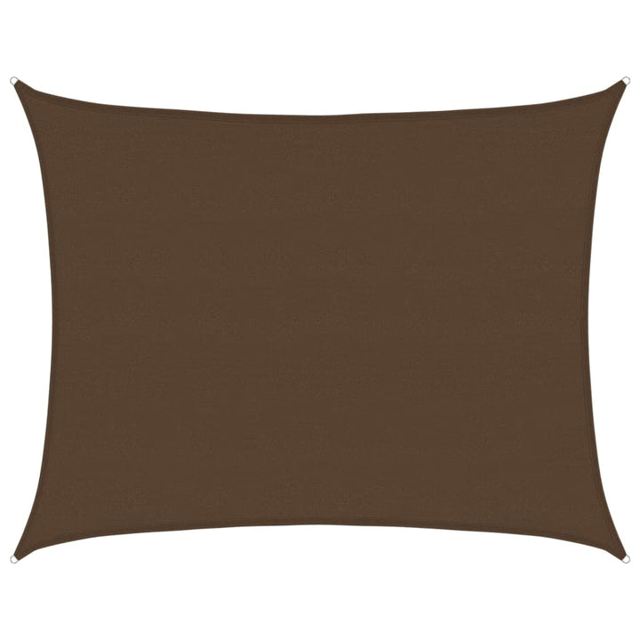 Sonnensegel 160 g/m² Braun 6x7 m HDPE