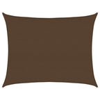 Sonnensegel 160 g/m² Braun 6x8 m HDPE
