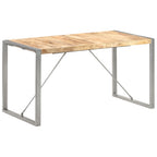 Esstisch 140x70x75 cm Raues Mango-Massivholz