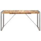 Esstisch 160x80x75 cm Raues Mango-Massivholz