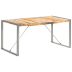 Esstisch 160x80x75 cm Raues Mango-Massivholz