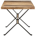 Esstisch 160x80x76 cm Raues Mangoholz