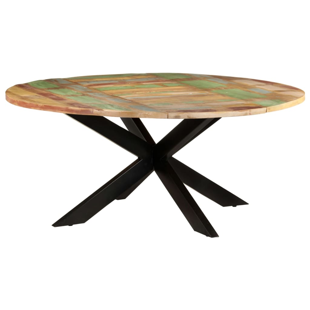 Esstisch Rund 175x75 cm Altholz Massiv