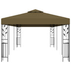 Pavillon 6x3 m Taupe 180 g/m²
