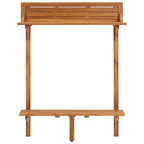 Balkon-Stehtisch 90x37x122,5 cm Massivholz Akazie