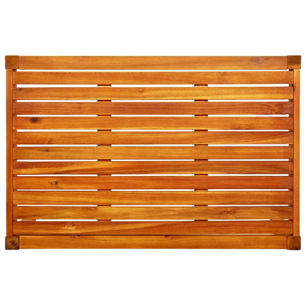 Gartentisch 85x57x29 cm Massivholz Akazie
