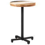 Bistrotisch Rund Ø50x75 cm Altholz Massiv
